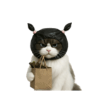 ビニール袋で束ねられた猫 （NT）（個別スタンプ：26）