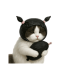 ビニール袋で束ねられた猫 （NT）（個別スタンプ：27）