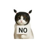 ビニール袋で束ねられた猫 （NT）（個別スタンプ：30）