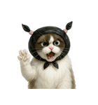 ビニール袋で束ねられた猫 （NT）（個別スタンプ：33）