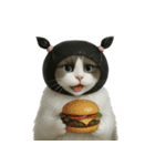 ビニール袋で束ねられた猫 （NT）（個別スタンプ：38）