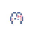 お顔うしゃぎ！！4 ピンク（個別スタンプ：2）