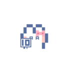 お顔うしゃぎ！！4 ピンク（個別スタンプ：13）