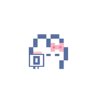 お顔うしゃぎ！！4 ピンク（個別スタンプ：14）