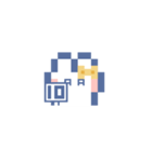 お顔うしゃぎ！！4 黄色（個別スタンプ：13）