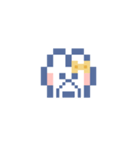 お顔うしゃぎ！！4 黄色（個別スタンプ：19）