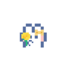 お顔うしゃぎ！！4 黄色（個別スタンプ：26）