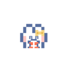 お顔うしゃぎ！！4 黄色（個別スタンプ：27）