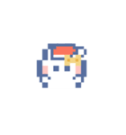 お顔うしゃぎ！！4 黄色（個別スタンプ：31）