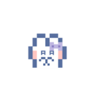 お顔うしゃぎ！！4 紫色（個別スタンプ：10）