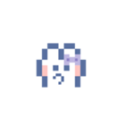 お顔うしゃぎ！！4 紫色（個別スタンプ：11）