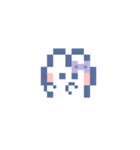 お顔うしゃぎ！！4 紫色（個別スタンプ：22）