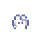 お顔うしゃぎ！！4 紫色（個別スタンプ：23）