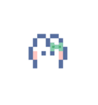 お顔うしゃぎ！！4 紫色（個別スタンプ：39）