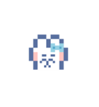お顔うしゃぎ！！4 水色（個別スタンプ：3）