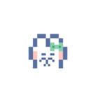 お顔うしゃぎ！！4 緑色（個別スタンプ：3）