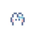 お顔うしゃぎ！！4 緑色（個別スタンプ：38）