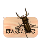 スマホの上のミヤマクワガタ5《関西弁》（個別スタンプ：21）