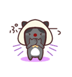 おにぎり帽子の黒猫ちゃん（個別スタンプ：16）