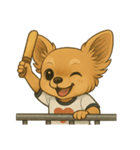 チワワちゃんの日常《推し活》（個別スタンプ：12）