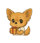 チワワちゃんの日常《推し活》（個別スタンプ：36）