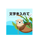 海と水族館の動物 メッセージスタンプ（個別スタンプ：10）