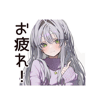 泣き虫女子の涙日記（個別スタンプ：3）