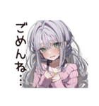 泣き虫女子の涙日記（個別スタンプ：8）