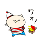 旅するデブ猫を探せ！（個別スタンプ：5）