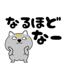 【デカ文字関西弁】ネコ三兄弟二郎27（個別スタンプ：40）