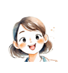 『笑・喜スタンプ』…アイコン百面相（個別スタンプ：2）
