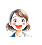 『笑・喜スタンプ』…アイコン百面相（個別スタンプ：6）