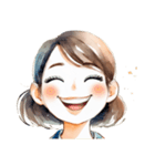 『笑・喜スタンプ』…アイコン百面相（個別スタンプ：10）
