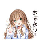 お風呂上り★美容好き女子（個別スタンプ：2）