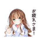 お風呂上り★美容好き女子（個別スタンプ：15）