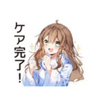 お風呂上り★美容好き女子（個別スタンプ：22）