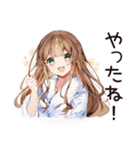 お風呂上り★美容好き女子（個別スタンプ：37）