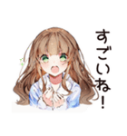 お風呂上り★美容好き女子（個別スタンプ：38）