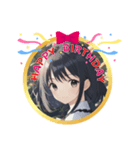 AI美少女・誕生日おめでとう☆ありがとう（個別スタンプ：7）