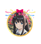 AI美少女・誕生日おめでとう☆ありがとう（個別スタンプ：13）