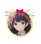 AI美少女・誕生日おめでとう☆ありがとう（個別スタンプ：16）