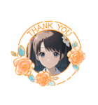 AI美少女・誕生日おめでとう☆ありがとう（個別スタンプ：21）
