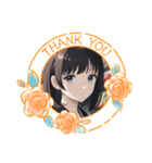AI美少女・誕生日おめでとう☆ありがとう（個別スタンプ：34）