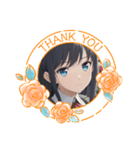 AI美少女・誕生日おめでとう☆ありがとう（個別スタンプ：40）