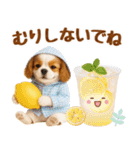 大人可愛いキャバリアで梅雨の気づかい敬語（個別スタンプ：36）