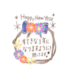 毎年使える❤️大人の華やか年末年始❤️再販（個別スタンプ：7）