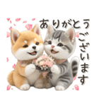 初夏♡ほんわか豆柴とネコ（個別スタンプ：13）