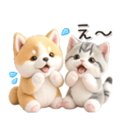 初夏♡ほんわか豆柴とネコ（個別スタンプ：25）