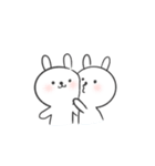 ウサギが恋に落ちるとき（個別スタンプ：9）