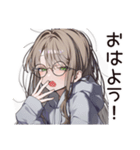 女子力皆無女子の日常（個別スタンプ：7）